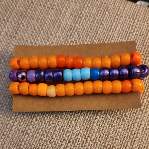 Colorful Beaded  Bracelet Set - Picture 1 of 3